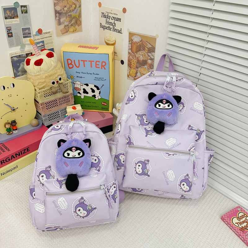 Summer 2024 schoolbag for primary school students, children's backpack, cartoon cute boys and girls, large capacity back support kindergarten bag Specification drawing