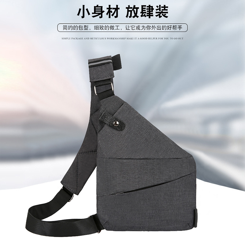 Tactical bag, foreign trade gun bag, outdoor casual men's chest bag, cycling anti-theft shoulder bag, water-resistant crossbody mobile phone bag full figure