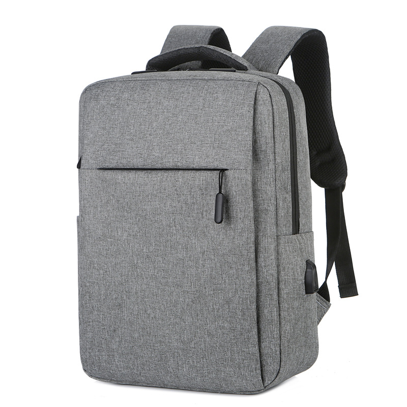 Large-capacity Oxford cloth backpack, 15-inch and 16-inch notebook, business computer bag, student schoolbag with logo printing full figure