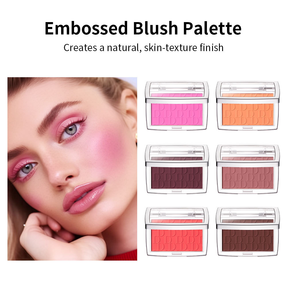 danchel embossed Blush Pink Dark blush palette Application Scenario