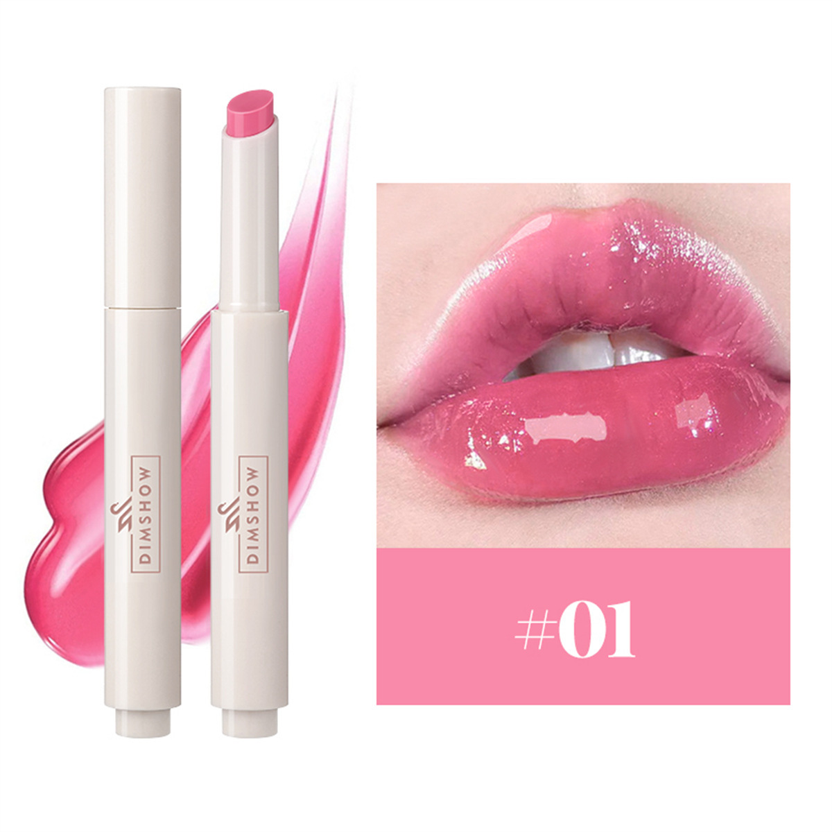 DIMSHOW Cross-border Dudu Lip Mirror Water Glow Lip Mask Item Picture