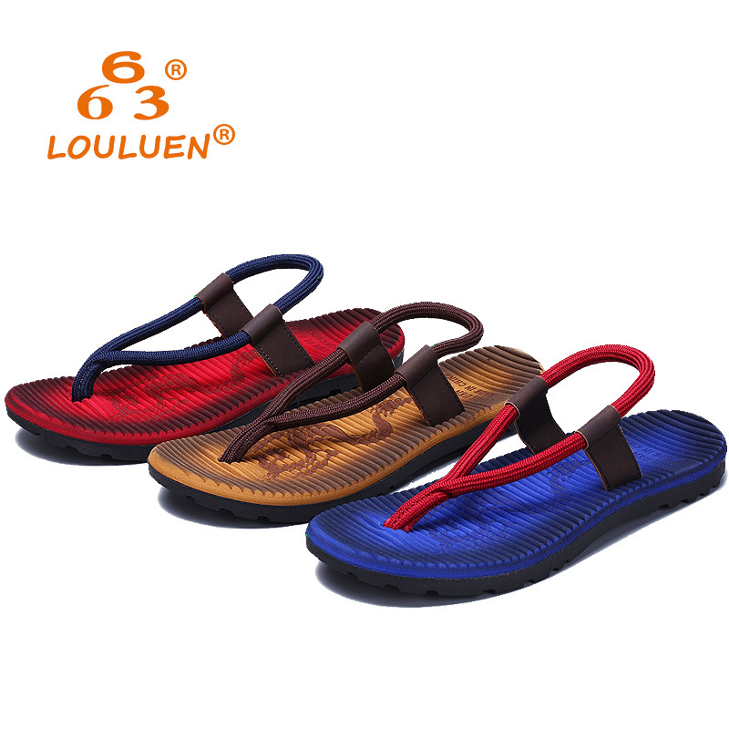 New creative Vietnamese beach shoes, summer outdoor sports flip-flops, casual men's flip-flops for export Item Picture