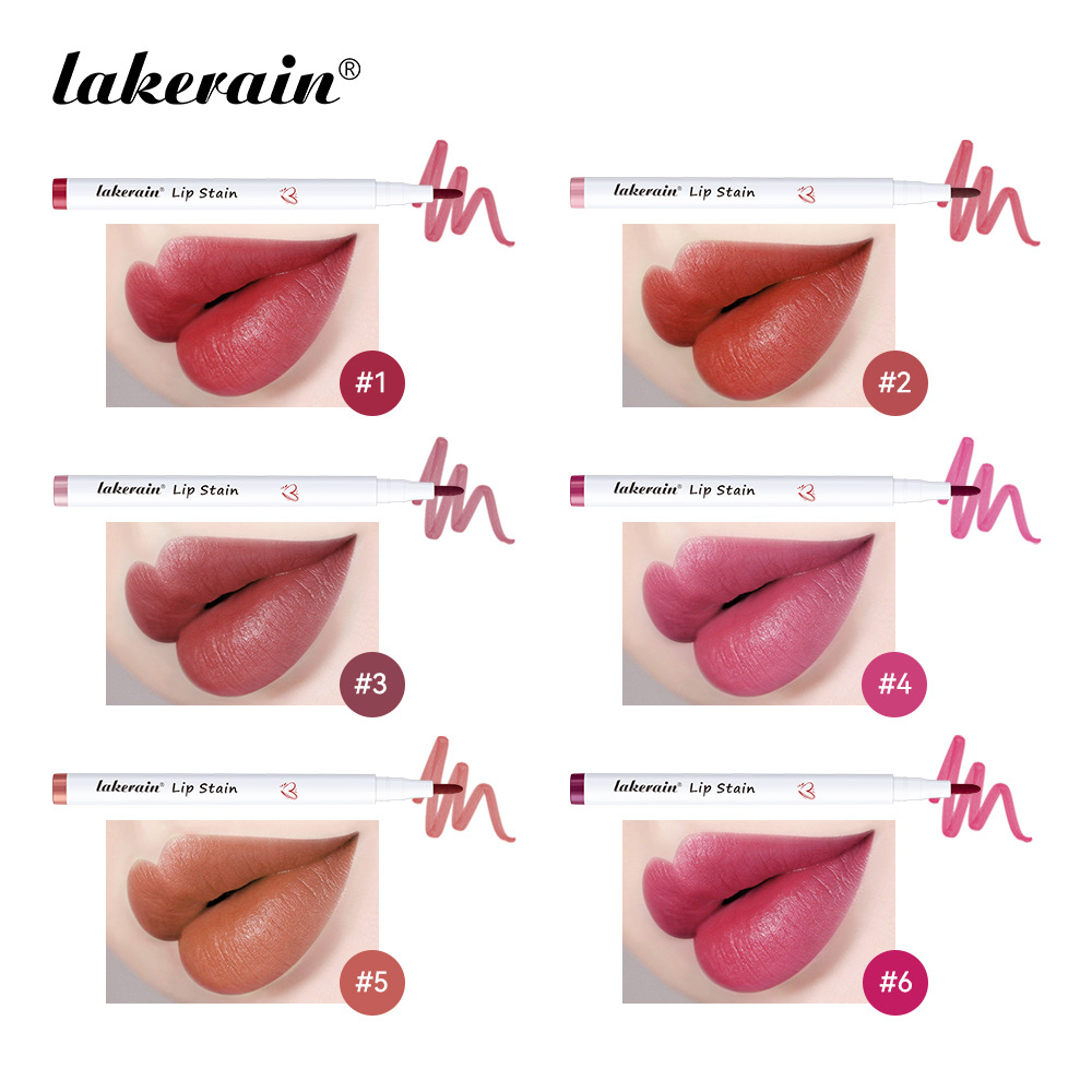 lakerain lip liner pen matte, not easy to stick to the cup, smooth lip liner pen Specification drawing