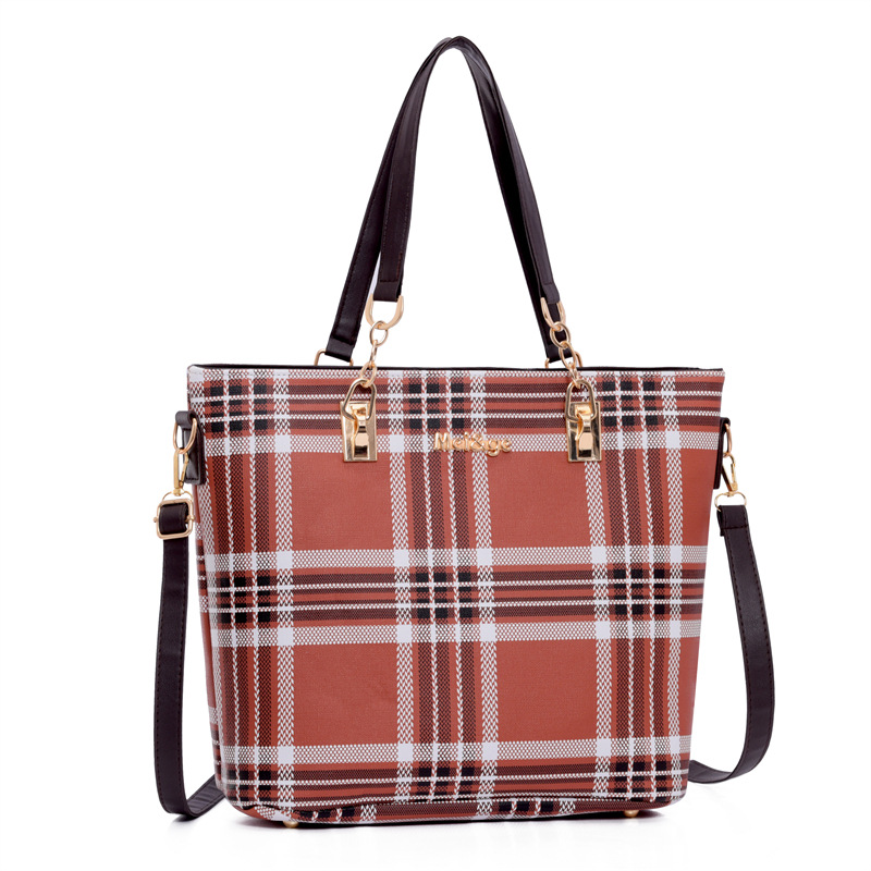 Wholesale of 2024 new styles of European and American retro six-piece single-shoulder bags and hand-carry crossbody bags for foreign trade women's fashion mother-and-child bags details Picture