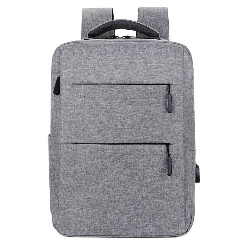 New Oxford fabric backpack with double zippers, waterproof Oxford fabric backpack, laptop, business and commuting backpack Item Picture