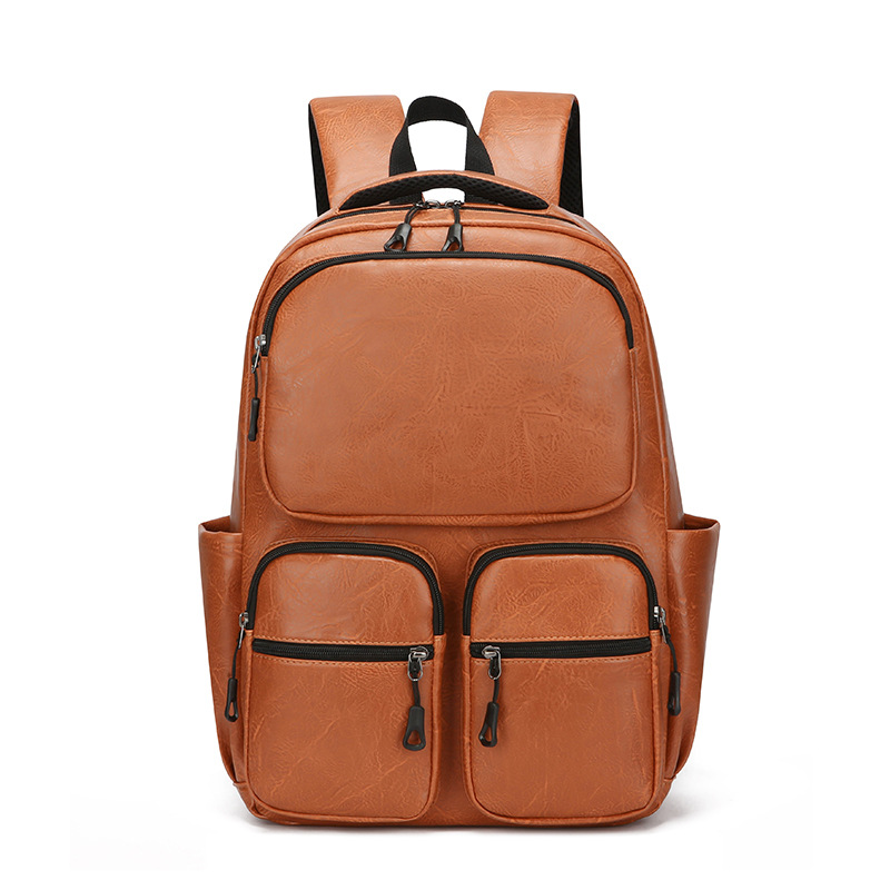 Men's backpacks, large-capacity travel bags, simple computer backpacks, school bags for junior high school, senior high school and college students, women's business bags Item Picture
