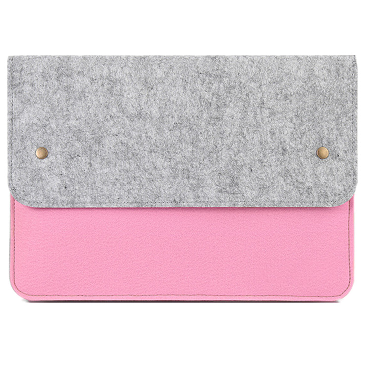 Fashionable and high-quality felt computer bags 11-inch, 13-inch and 15-inch new felt bags for Apple computers full figure