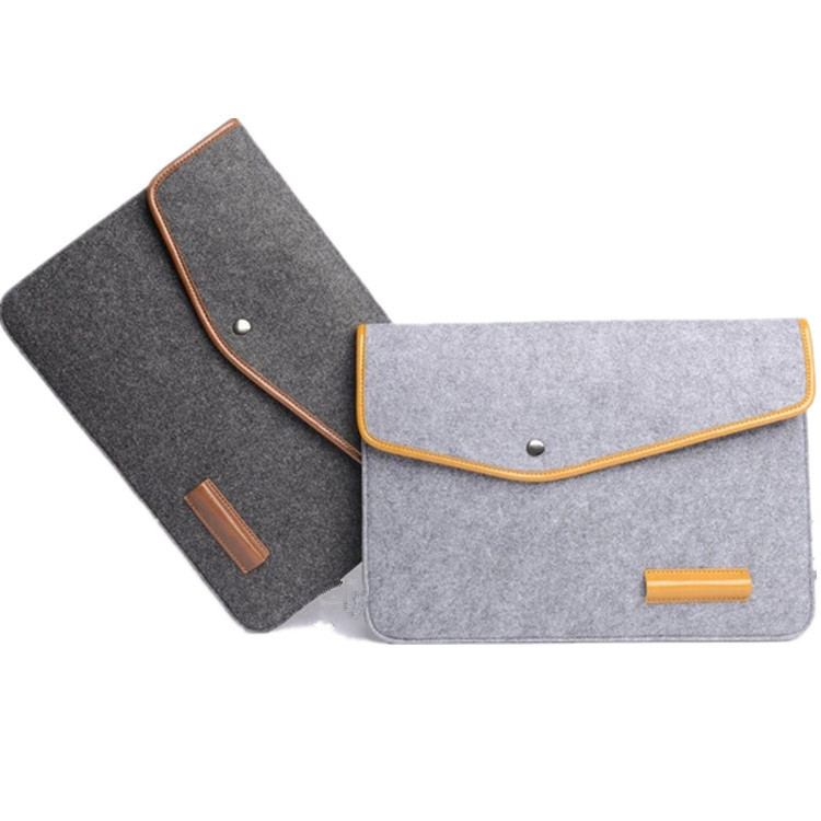 The new fashionable 11-inch, 13-inch and 15-inch laptops are suitable for the inner liner of Apple, Huawei and Xiaomi felt computer bags details Picture