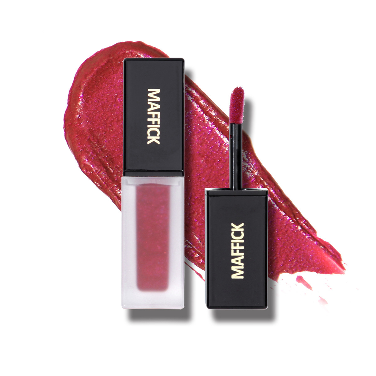 Cross-border bestseller 6-color non-stick cup small square tube lip gloss and non-fading lip gloss Specification drawing