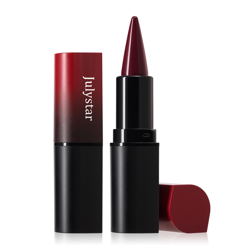 Julystar's new matte lipstick is easy to apply and features an 8-color natural and long-lasting pearlescent lipstick pen for foreign trade cosmetics Item Picture