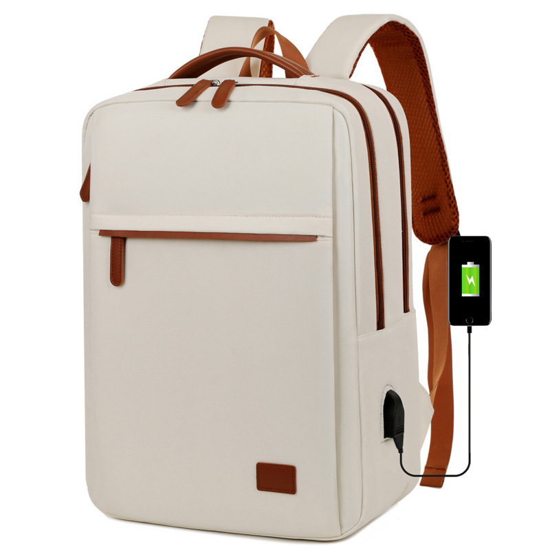 Cross-border backpacks for men, casual, fashionable, versatile and simple schoolbags for women, and laptop bags for college students details Picture