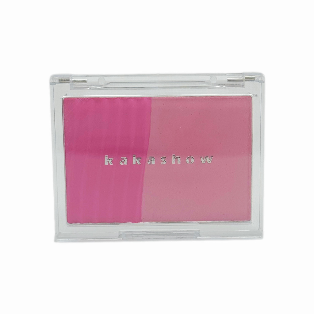 kakashow's sweet and tender dual blush, with a delicate powdery texture and an atmospheric face makeup, is a Korean-style lazy girl blush with a matte finish Item Picture