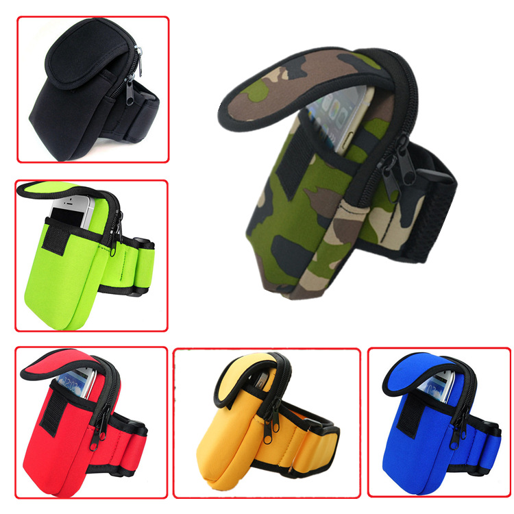 Arm bag, outdoor sports phone bag, men's and women's running phone bag, coin purse, 6.3-inch and 5.5-inch phone arm bags full figure