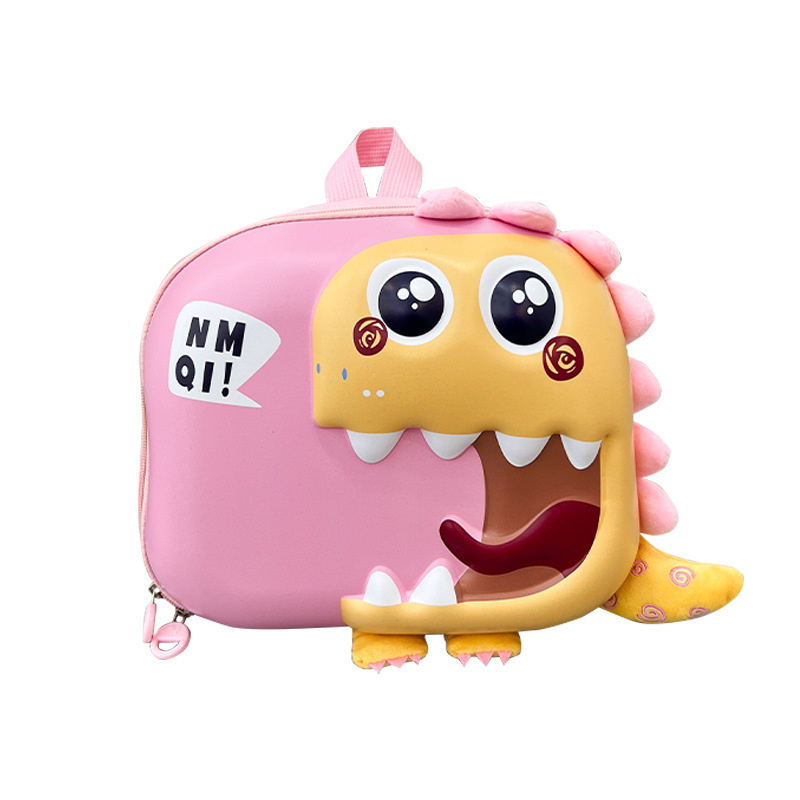 Kindergarten schoolbag for girls 2024 New cartoon cute dinosaur schoolbag for boys casual travel small backpack Item Picture