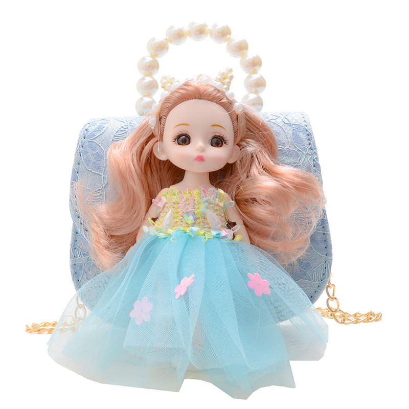 Children's crossbody bag, girls' bag, cute and fashionable little girl princess single-shoulder bag, handbag, loose change accessory bag Item Picture