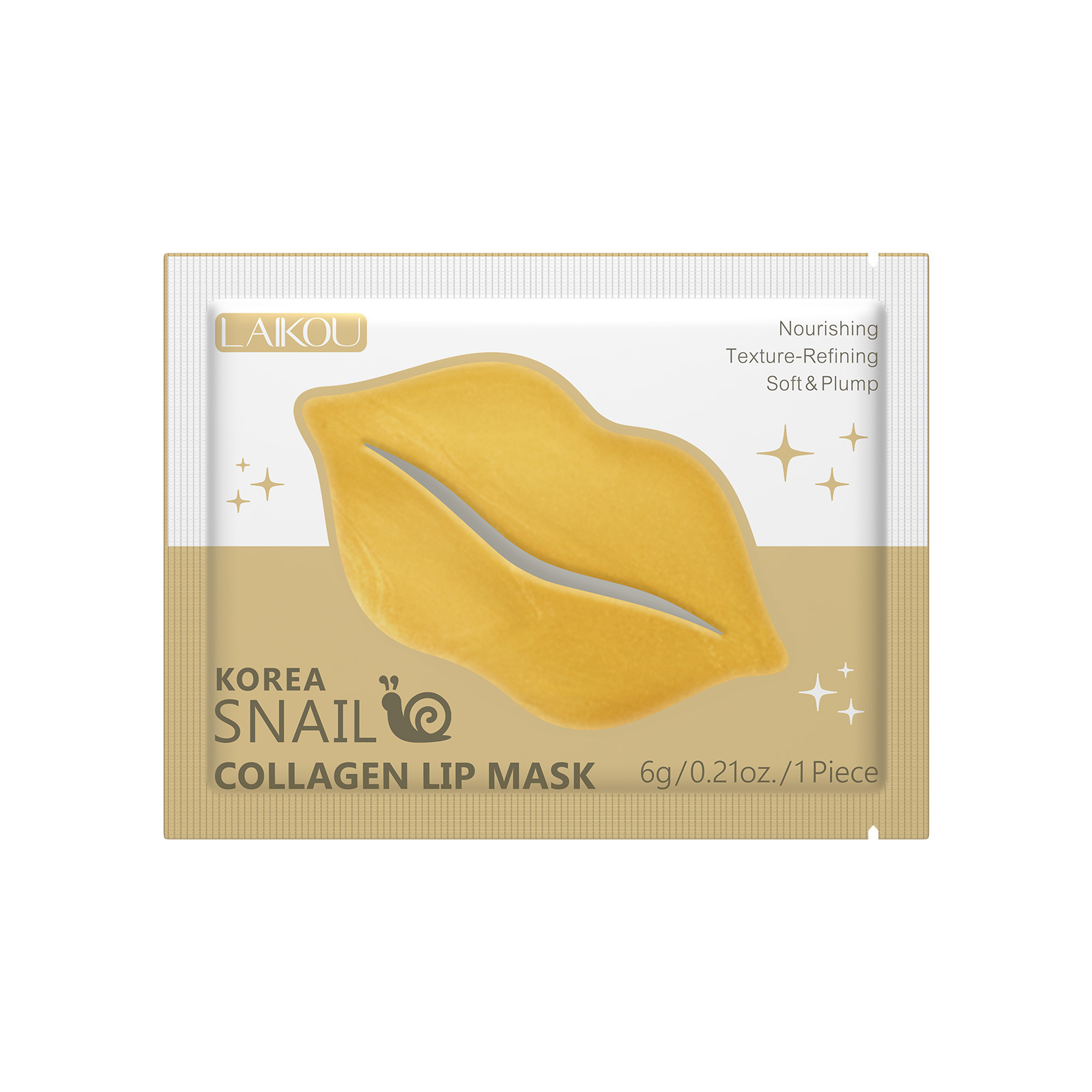 LAIKOU Cross-border LAIkou Korean Snail Collagen Moisturizing Lip Balm 6g in stock Item Picture