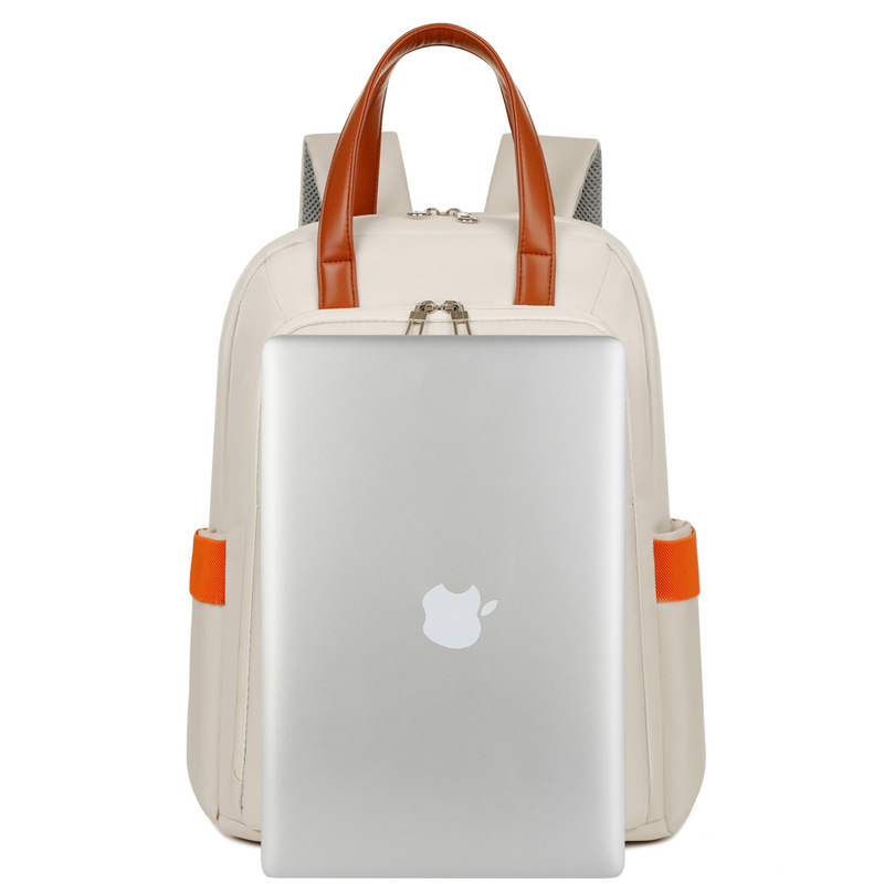 High-end women's backpack, men's Oxford fabric, large-capacity, multi-functional, durable and fashionable business backpack Specification drawing