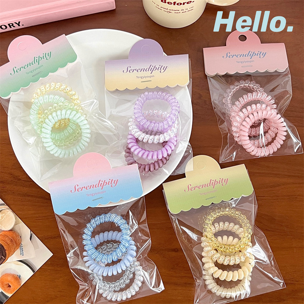 Sweet and girlish style hair bands, hair accessories, hair ties, high elasticity, no damage to hair, fresh and versatile hair accessories wholesale Specification drawing