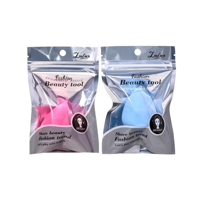 LMLTOP Water Drop Diagonal Cut Beauty Egg Dry and Wet dual-purpose, soaked in water for heavy makeup application, Makeup Powder Puff JJF27 Item Picture