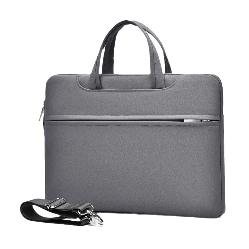 This 15.6-inch thin and light computer bag is suitable for Apple, Lenovo and ASUS laptops with a 14-inch shoulder design and logo printing Item Picture