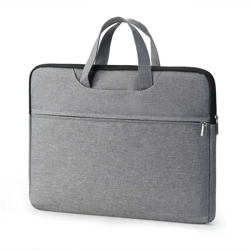 Factory wholesale of large-capacity wear-resistant Oxford cloth laptop bags, gift computers, office briefcases with logo printing full figure