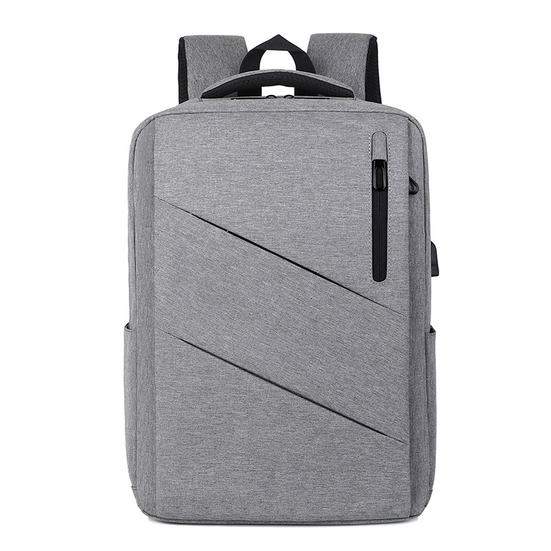 Wholesale large-capacity backpacks, men's waterproof Oxford cloth backpacks, business laptop bags, and college student schoolbags Item Picture