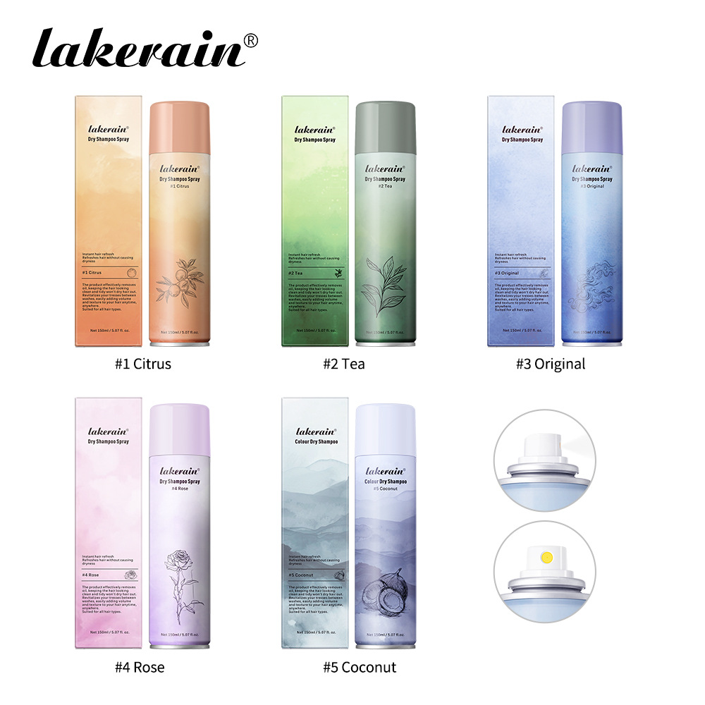 lakerain Dry Hair Spray for natural and fluffy hair styling, no-rinse dry hair spray Item Picture