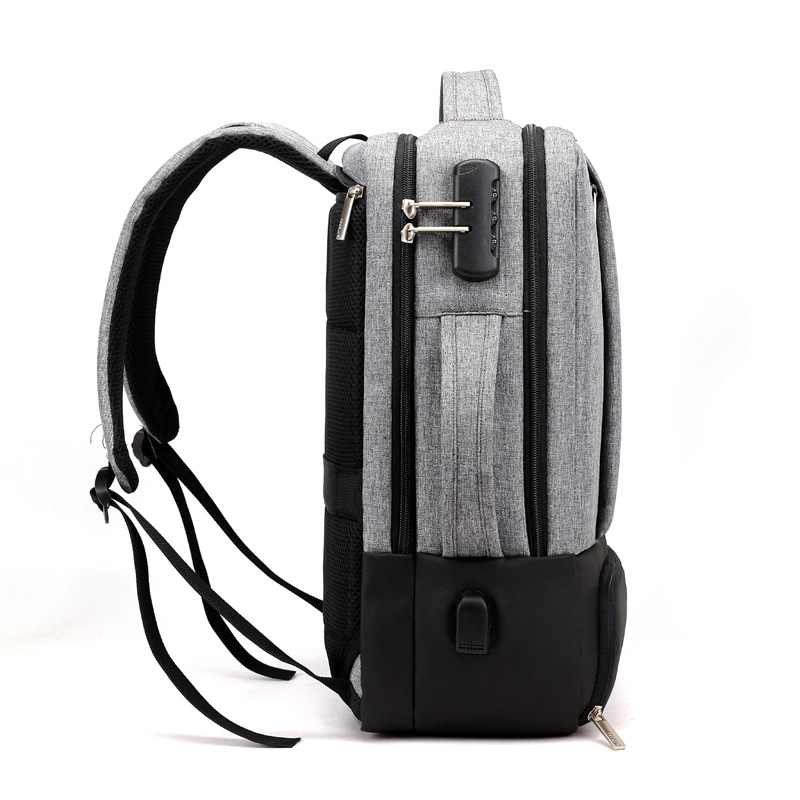 Wholesale multi-functional backpacks, men's business computer bags, Oxford cloth large-capacity student bags, conference gift backpacks details Picture