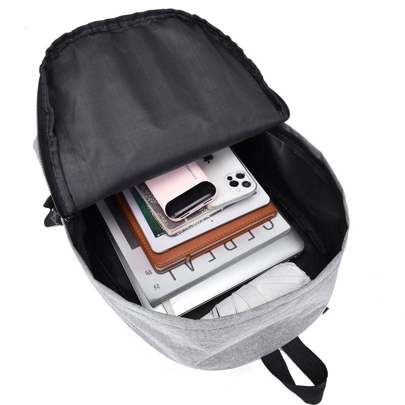 Ins-style Korean backpacks, simple college student business computer bags, hiking bags, gift travel bags Item Picture