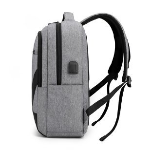 New fashionable and simple business backpack, men's large-capacity schoolbag, laptop bag, women's business travel and commuting backpack Item Picture
