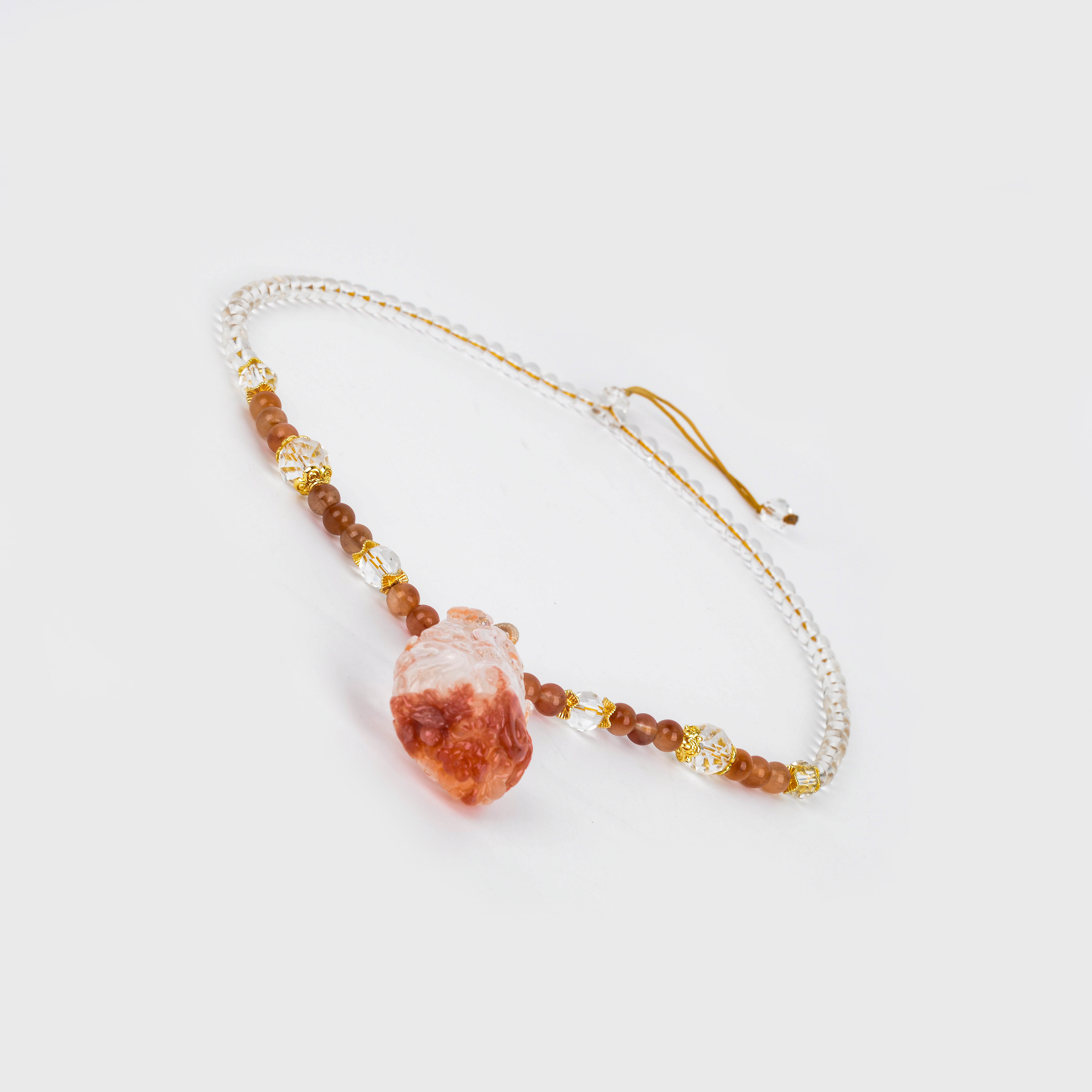 手链/水晶手串/木头十字架手链/饰品/水晶手链产品图