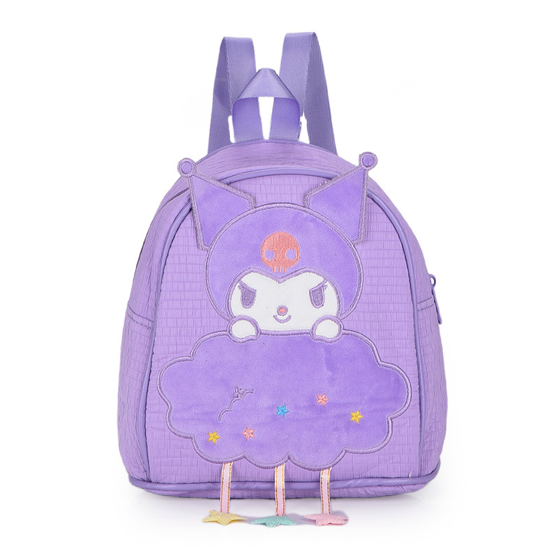 New casual, versatile and trendy small bag, cute cartoon, and stylish Kuromi backpack for little class girls in kindergarten Application Scenario