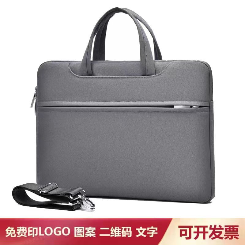 This 15.6-inch thin and light computer bag is suitable for Apple, Lenovo and ASUS laptops with a 14-inch shoulder design and logo printing full figure