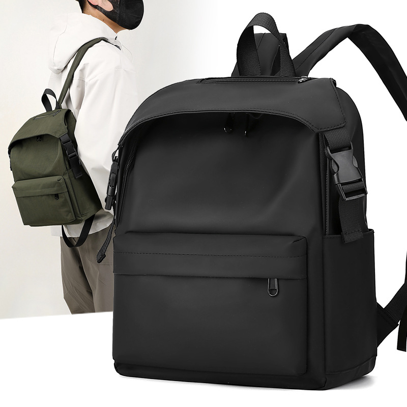 This backpack has a large capacity and a high-end feel. It is multi-functional and has a large capacity for cross-border students. It can be used for both shoulders and in one bag full figure