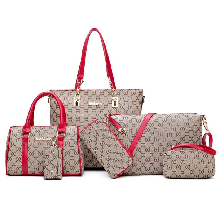 New multi-piece set of printed mother-and-child bags, trendy cross-border women's bags, crossbody single-shoulder bags, one-piece consignment Item Picture
