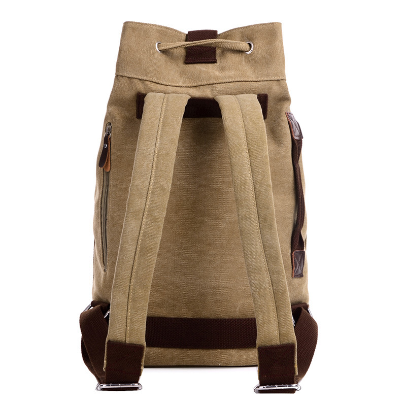 Wholesale Korean-style sports canvas backpacks, round bucket travel bags, computer backpacks and college student casual basketball bags from the manufacturer Specification drawing