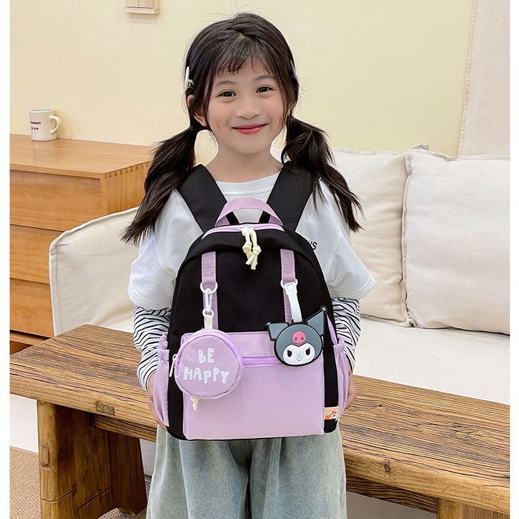 Kulomi children's backpacks are cute and cartoonish, suitable for kindergarten schoolbags, lightweight and casual travel backpacks for primary school students, and for girls details Picture