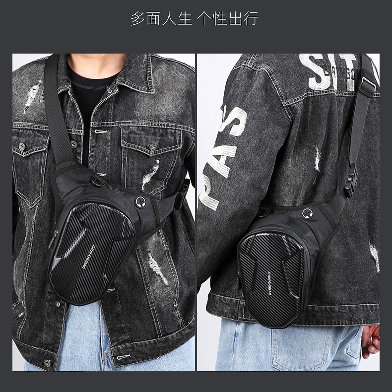 Wholesale summer knight motorcycle hard-shell multi-functional leg bags, men's cycling waist bags, outdoor motorcycle crossbody bags Application Scenario