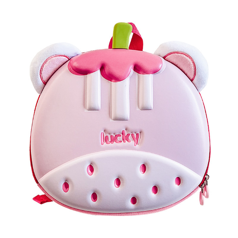 2024 New kindergarten backpack, cute little rabbit baby eggshell backpack, lightweight schoolbag for boys and girls to go to school Item Picture