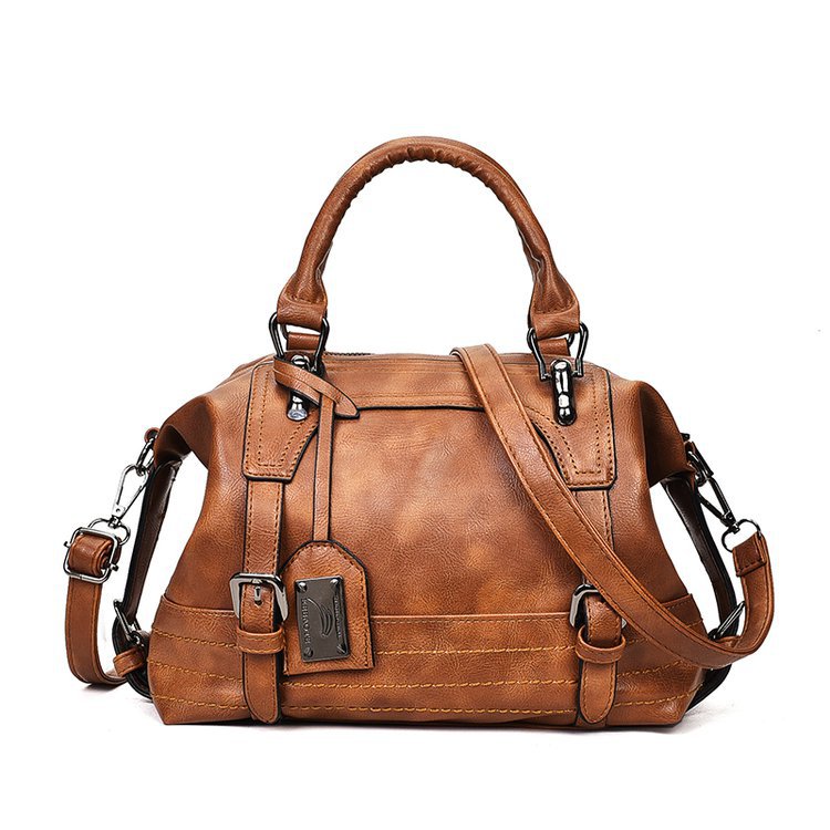 European and American women's bag trend export, Boston cross-border handbag, retro shoulder bag, crossbody bag, one piece global consignment full figure