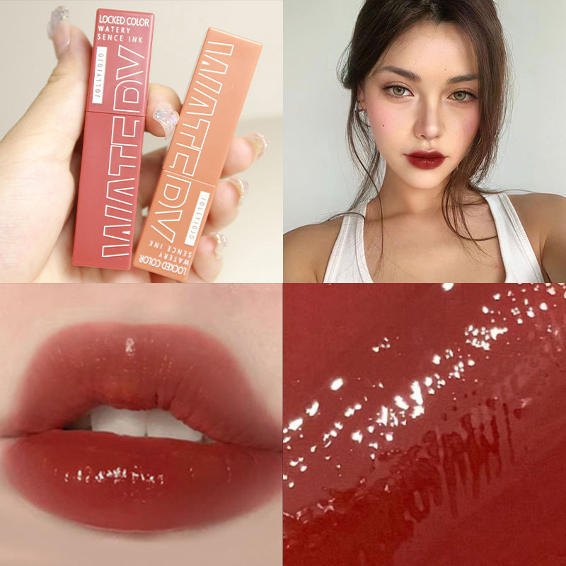 Cross-border JOLLY JOJO Mirror Lip Gloss, Water Light glass Lip, Dudu Lip lipstick, makeup lip gloss wholesale details Picture