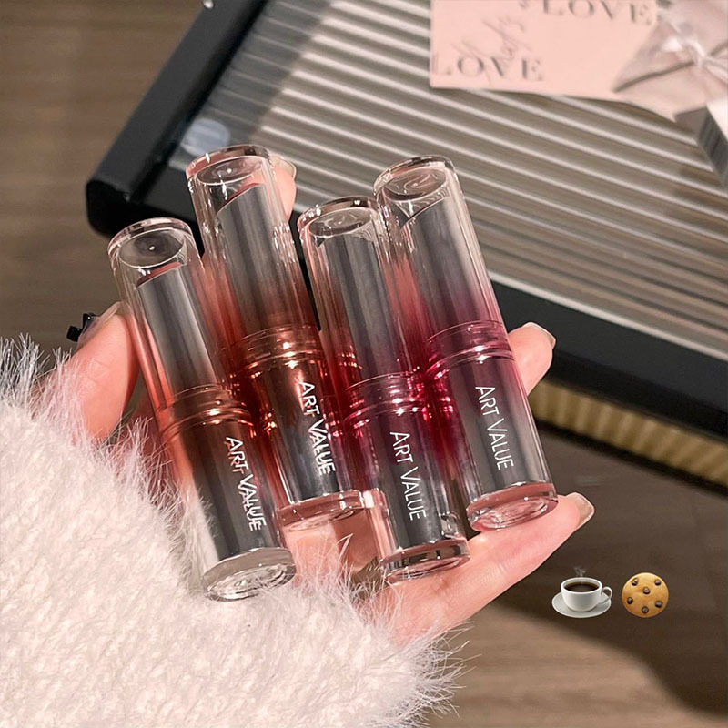 Art Value~ Little Silver Tube Water Light Moisturizing Lipstick, Versatile for natural makeup, Whitening Makeup, Energetic Girl Lipstick, Hydrating full figure