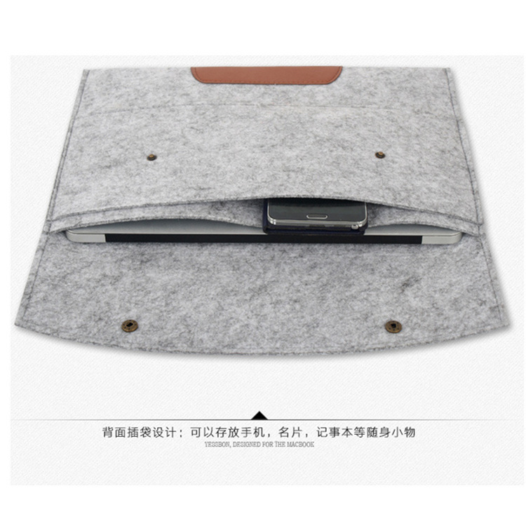Suitable for Macbook air pro11 felt fabric Lenovo 13 tablet 15-inch inner liner laptop bag Application Scenario
