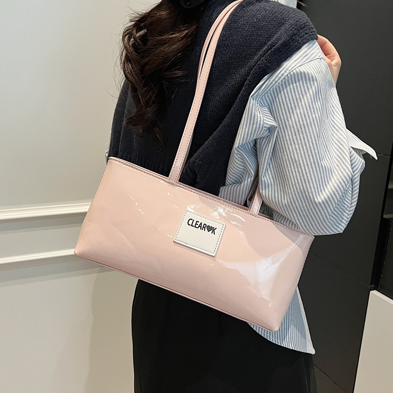 Underarm bag for women, Korean style Instagram trendy single-shoulder bag, new Spring/Summer 2025, simple and casual crossbody small square bag Specification drawing