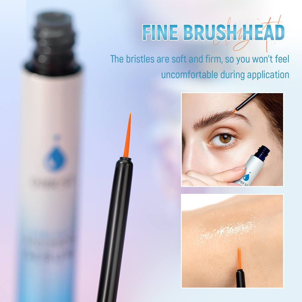 QIBEST Cross-border Best-selling Natural Slimming, Thickening, Curling eyelash and Eyebrow Care Liquid Makeup details Picture