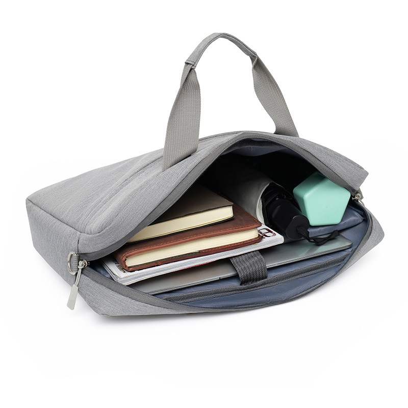 Wholesale briefcase, new business computer single-shoulder bag, large-capacity meeting document bag, logo-free training material bag Application Scenario
