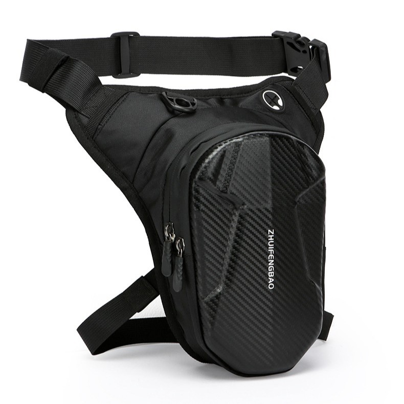 Wholesale summer knight motorcycle hard-shell multi-functional leg bags, men's cycling waist bags, outdoor motorcycle crossbody bags Specification drawing