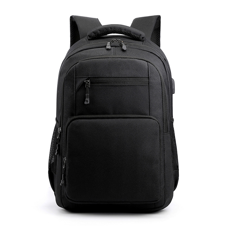 Water-resistant backpack, casual backpack without logo, supports customized backpack, 16-inch computer case, business trip bag for men, business Item Picture