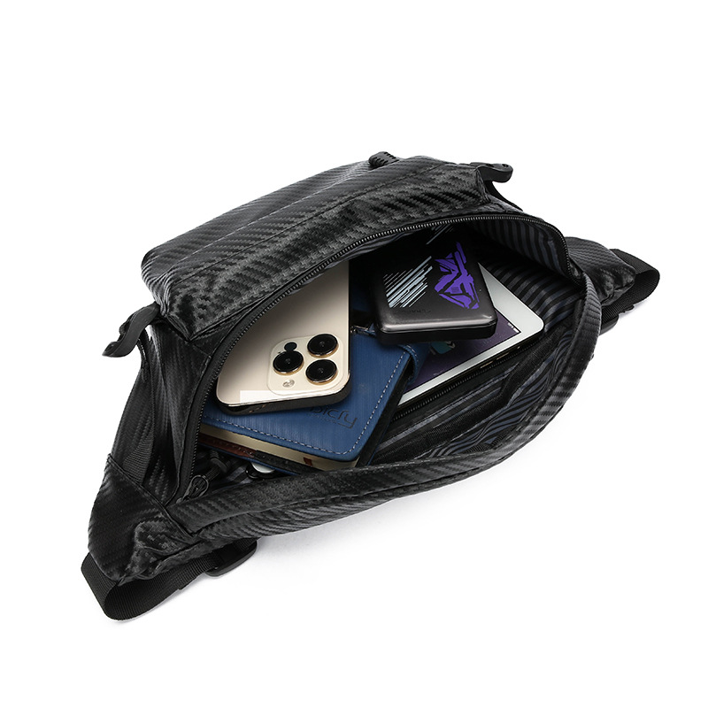 Men's waist bag, water-repellent commuter backpack, single-shoulder chest bag, large-capacity casual crossbody chest bag Application Scenario