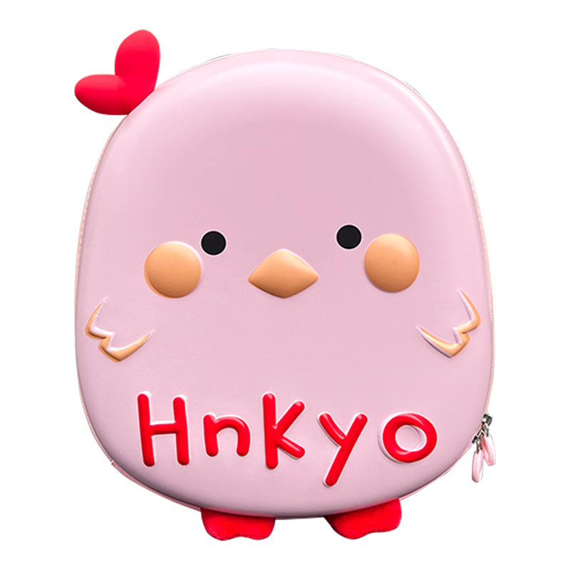 New eggshell bag children's backpack 202 Cartoon chick kindergarten schoolbag for 3-5 years old water-resistant and cute backpack Item Picture